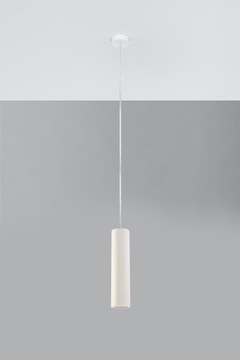 ELEGANCKA LAMPA WISZĄCA CERAMICZNA DEXTER BIAŁA
