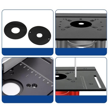 PROFESJONAL ALUMINIOWA PŁYTA STOŁU FREZARKI PROWADNICĄ UKOŚNĄ PŁOTEM 200MM