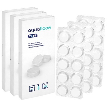 3x tabletki do czysczenia ekspresu i odtłuszczania AquaFloow Tabs