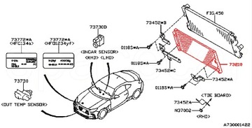 CHLADIČ KONDENZÁTOR KLIMATIZACE SUBARU BRZ Z11 TOYOTA GR86 2020-