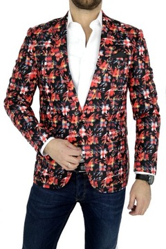 GIOVANNI PERA Куртка мужская D015 цветы (XS 46)