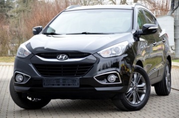 Hyundai ix35 SUV Facelifting 1.6 GDI 135KM 2014 CZARNY IX35 LIFT 1.6GDI 135KM SERWIS 100% ORG.LAKIER! LED SKÓRA NAVI KAMERA