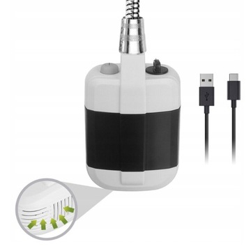 БЕСПРОВОДНОЙ ТУРИСТИЧЕСКИЙ ДУШ С АККУМУЛЯТОРОМ КЕМПИНГОВЫЙ С НАСОСОМ