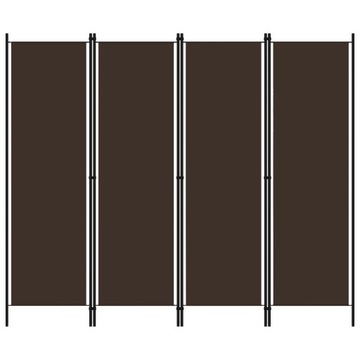 PANEL POKOJOWY DEKORACYJNY BRĄZOWY Ściana Zasłona 200x180 cm