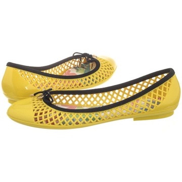 Buty Damskie Baleriny Lemon Jelly Malu Żółte Lato