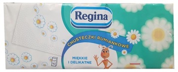 Regina Chusteczki Higieniczne Rumiankowe 10x9