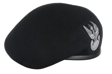 BERET Tłoczony SIŁ SPECJALNYCH z ORŁEM Czarny 60
