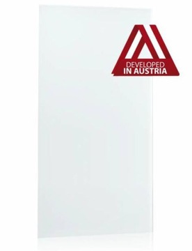 GRZEJNIK PANEL NA PODCZERWIEŃ BIAŁE SZKŁO 800W