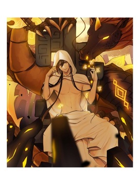 Plecak Worek na plecy Genshin Impact Zhongli