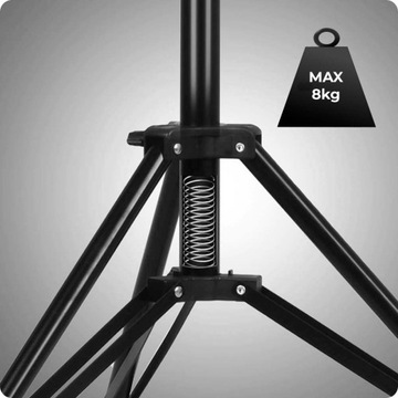 Подставка для освещения, высокая, прочная, набор из 2 шт., 2,8 м, 8 кг, 16 мм, 1/4 дюйма, студия