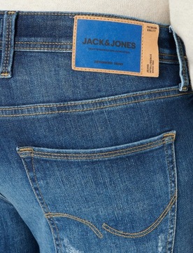 JACK&JONES NIEBIESKIE JEANSY PRZETARCIA (36)