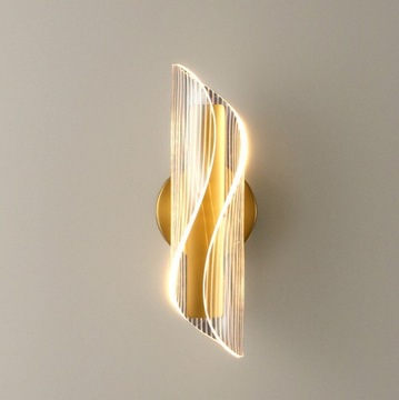 СВЕТОДИОДНЫЙ НАСТЕННЫЙ СВЕТИЛЬНИК GOLD LOFT MODERN 12W ДЛЯ СПАЛЬНИ, ГОСТИНОЙ