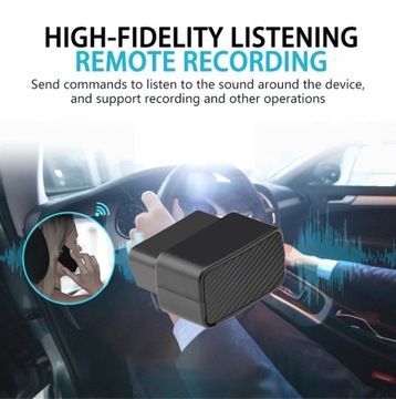 2G 4G Mini OBD Голосовое управление Автомобильный GPS-локатор Состояние ACC