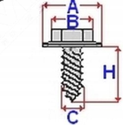 5x ВИНТЫ TORX M6x18 С ШАЙБОЙ БАМПЕРА