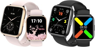 SMARTWATCH ZEGAREK DAMSKI POLSKIE MENU WODOODPORNY SMS FB + 2 PASKI GRATIS