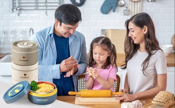 Ланч-бокс Sanbao Bento с сумкой, портативные термостойкие герметичные контейнеры для обеда