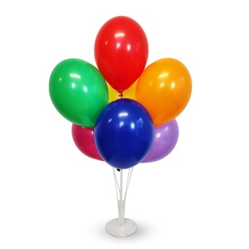 STOJAK NA BALONY 7 patyczków 40 - 70 cm na urodziny komunie wesele