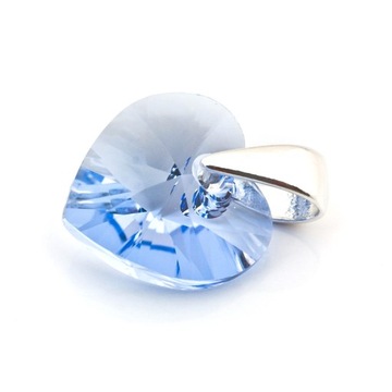 Wisiorek srebrny z kr. Swarovski Serce 10 PROVLAV