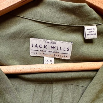 JACK WILLS Zielona Tunika Sukienka S / M