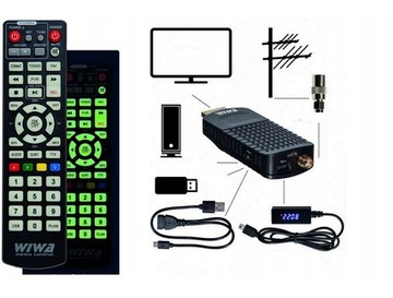 Wiwa DVB-T2 тюнер Mini H.265 декодер наземного ТВ