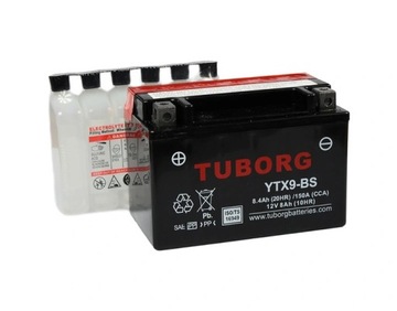 Akumulator Tuborg YTX9-BS 9Ah 150A