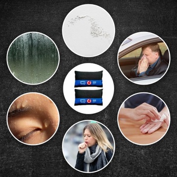 2x POCHŁANIACZ WILGOCI DUŻY OSUSZACZ samochodu auta XXL ZIMOWY WIELORAZOWY