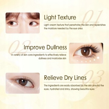 VENZEN 24K Gold Eye Cream Anti Wrinkles Remov