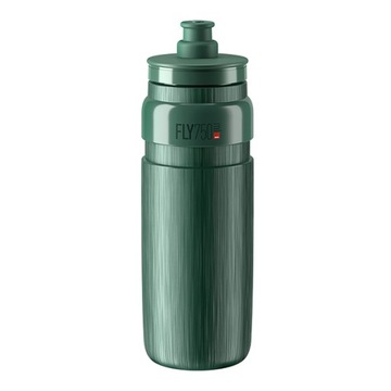 Elite Bidon FLY TEX Dark Green, Grey Logo 750ml