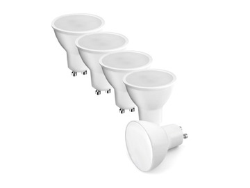 5x Żarówka LED GU10 2W=20W 3000K barwa Biała Ciepła 230V