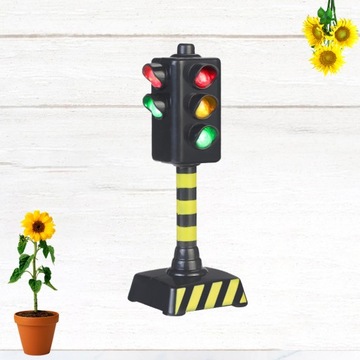 2 sztuk Mini sygnalizator świetlny zabawkowy