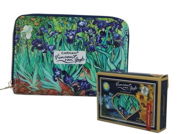 Portfelik na suwak V. van Gogh Irysy