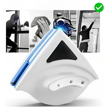 MYJKA DO OKNA DO MYCIA OKNA SZYB LUSTRA MAGNES DWUSTRONNA MAGNETYCZNA