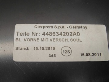 ПОДЛОКОТНИК ЗАДНЕГО СИДЕНИЯ AUDI A4 B8 СЕДАН КОЖА ОРИГИНАЛ