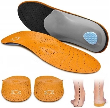 Стрельба вставки для плоских ног. Ортопедическая кожаная валгус