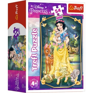 PUZZLE MINI 54 KSIĘŻNICZKI PRINCESS TREFL 54 el 4+