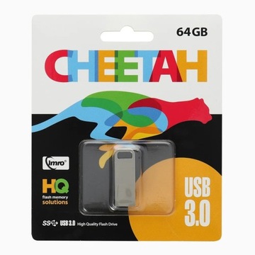 PENDRIVE METALOWY USB 3.0 PAMIĘĆ 64 GB FLASH DRIVE