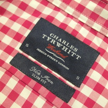 CHARLES TYRWHITT _ PRESTIŻOWA KOSZULA Z LOGO _ S/M