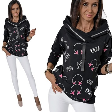 CASUALOWA BLUZA Z KAPTUREM/KOMINEM ELLISON! WZ.7