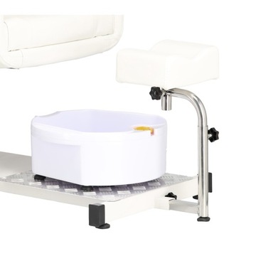 Fotel kosmetyczny do salonu pedicure SPA z brodzikiem do moczenia stóp Luca