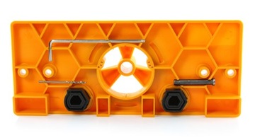 ШАБЛОН ДЛЯ СВЕРЛЕНИЯ ОТВЕРСТИЙ ПОД ПЕТЛИ 15-35мм 5 СВЕРЛ + УЖИН