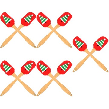 Рождественская лопаточка для печенья с джемом и сливками