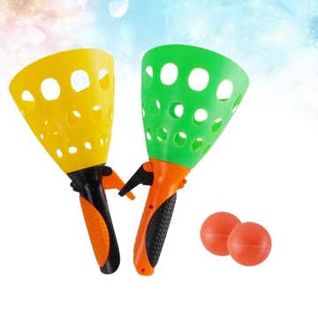 Игра с мячом на заднем дворе Pop and Catch Launcher для детей