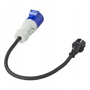 РАЗЪЕМ АДАПТЕРА CEE 230 В ЗАРЯДНЫЙ КАБЕЛЬ ПОДКЛЮЧЕНИЕ КАМЕРЫ ПРИЦЕПА