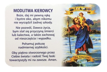 MODLITWA KIEROWCY, ZA RODZINĘ DO PORTFELA