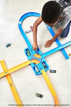 Hot Wheels Track Builder Deluxe Stunt Set Track+ 2 Cars Box