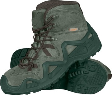 Buty taktyczne paintball wysokie IRON rozm. 42 SKÓRA ZAMSZOWA