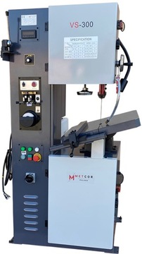 ВЕРТИКАЛЬНАЯ ЛЕНТОЧНАЯ ПИЛА ПО ДЕРЕВО МЕТАЛЛУ BANZEGA ЧУГУН VS3001 METCOR