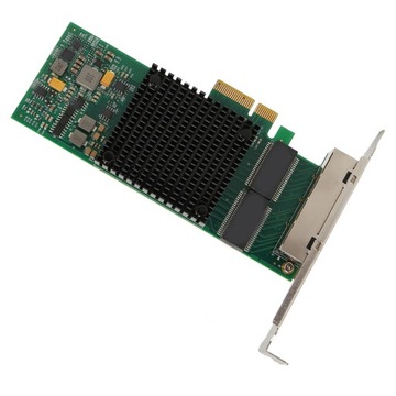Сетевая карта PCIe 10/100/1000 Мбит/с, медный разъем RJ45