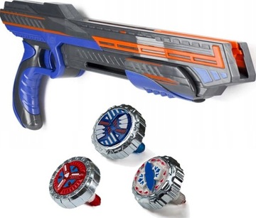 PISTOLET Z WYRZUTNIĄ SPINNER TRIO SHOT BLASTER