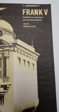 Плакат Фрэнк V 1961 г. Ф.Старовейский 28х40см